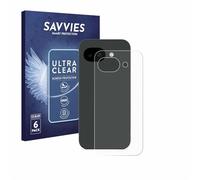 Savvies Pellicola Protettiva per Google Pixel 10a | (Posteriore) 6 Pezzi Chiara Protezione Schermo Made in Germany Schermo Protettivo Trasparente