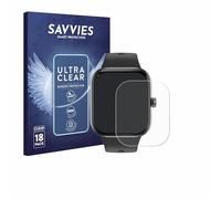 savvies Pellicola Protettiva per Honor Choice InFoWear Watch 2 Pro | 18 Pezzi Chiara Protezione Schermo Made in Germany Schermo Protettivo Trasparente