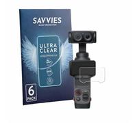 savvies Pellicola Protettiva per Insta360 Luna Ultra | 6 Pezzi Chiara Protezione Schermo Made in Germany Schermo Protettivo Trasparente