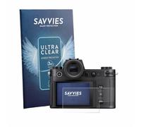 savvies Pellicola Protettiva per Leica SL3-P | (Display + display a spalla) 18 Pezzi Chiara Protezione Schermo Made in Germany Schermo Protettivo Trasparente