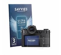 savvies Pellicola Protettiva per Leica SL3-P | (Display + display a spalla) 6 Pezzi Chiara Protezione Schermo Made in Germany Schermo Protettivo Trasparente