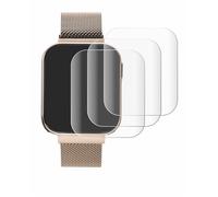 savvies Pellicola Protettiva per Liu Jo Smartwatch 1.4" | 4 Pezzi Chiara Protezione Schermo Made in Germany Full-Cover 3D Curvo Copertura Completa