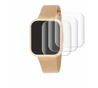 savvies Pellicola Protettiva per Liu Jo Smartwatch Voice Mini | 4 Pezzi Chiara Protezione Schermo Made in Germany Full-Cover 3D Curvo Copertura Completa