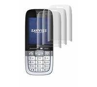 savvies Pellicola Protettiva per Mitel OpenScape DECT Phone SL7 | 4 Pezzi Chiara Protezione Schermo Made in Germany Full-Cover 3D Curvo Copertura Completa