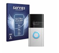 savvies Pellicola Protettiva per Ring Video Doorbell 4 | 6 Pezzi Chiara Protezione Schermo Made in Germany Schermo Protettivo Trasparente