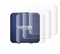 savvies Pellicola Protettiva per Rode Wireless Pro | 4 Pezzi Chiara Protezione Schermo Made in Germany Full-Cover 3D Curvo Copertura Completa