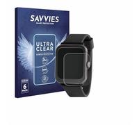 savvies Pellicola Protettiva per Sector Smartwatch S-08 | 6 Pezzi Chiara Protezione Schermo Made in Germany Schermo Protettivo Trasparente