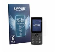 savvies Pellicola Protettiva per SPC Wild Cool | 6 Pezzi Chiara Protezione Schermo Made in Germany Schermo Protettivo Trasparente
