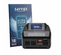 savvies Pellicola Protettiva per Spektrum Smart Charger S1100 G2 | 18 Pezzi Chiara Protezione Schermo Made in Germany Schermo Protettivo Trasparente