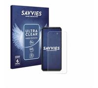 savvies Pellicola Protettiva per Ulefone Armor 25T Pro | 6 Pezzi Chiara Protezione Schermo Made in Germany Schermo Protettivo Trasparente