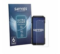 savvies Pellicola Protettiva per Ulefone Armor 27T Pro Plus | 6 Pezzi Chiara Protezione Schermo Made in Germany Schermo Protettivo Trasparente