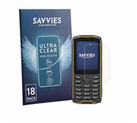 savvies Pellicola Protettiva per Ulefone Armor Mini 5 | 18 Pezzi Chiara Protezione Schermo Made in Germany Schermo Protettivo Trasparente