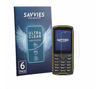savvies Pellicola Protettiva per Ulefone Armor Mini 5 | 6 Pezzi Chiara Protezione Schermo Made in Germany Schermo Protettivo Trasparente