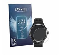 savvies Pellicola Protettiva per Ulefone Armor Watch Pro | 18 Pezzi Chiara Protezione Schermo Made in Germany Schermo Protettivo Trasparente