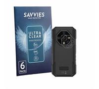 savvies Pellicola Protettiva per Ulefone Armor X32 Pro | (SOLO Fotocamera) 6 Pezzi Chiara Protezione Schermo Made in Germany Schermo Protettivo Trasparente