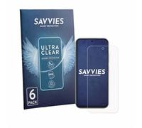 savvies Pellicola Protettiva per ZTE Blade V80 Pro | 6 Pezzi Chiara Protezione Schermo Made in Germany Schermo Protettivo Trasparente
