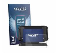 savvies Pellicola Vetro per Lowrance Eagle 4 | 3 Pezzi Chiara Protezione Schermo Made in Germany 9H Lamina di Vetro Anti Graffio Senza Bolle
