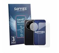 savvies Pellicola Vetro per Xiaomi Leica Leitzphone | (Fronte+Fotocamera) 3 Pezzi Chiara Protezione Schermo Made in Germany 9H Lamina di Vetro Anti Graffio Senza Bolle