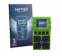 savvies Pellicola Vetro per Zoom MS-90LP Plus | 3 Pezzi Chiara Protezione Schermo Made in Germany 9H Lamina di Vetro Anti Graffio Senza Bolle