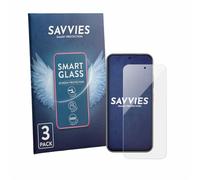 savvies Pellicola Vetro per ZTE Blade V80 Pro | 3 Pezzi Chiara Protezione Schermo Made in Germany 9H Lamina di Vetro Anti Graffio Senza Bolle