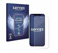 savvies Pellicola Vetro Temperato per Apple iPhone 12/12 Pro (3 Pezzi) Protezione, Schermo Protettivo, Glass Durezza 9H