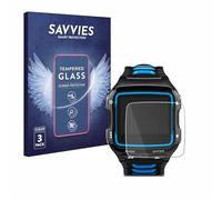 savvies Pellicola Vetro Temperato per Garmin Forerunner 920XT (3 Pezzi) Protezione, Schermo Protettivo, Glass Durezza 9H