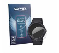 savvies Vetro Temperato per Casio Unisex MW-240 | 3 Pezzi Chiara Protezione Schermo Made in Germany Glass Durezza 9H Anti-Graffio