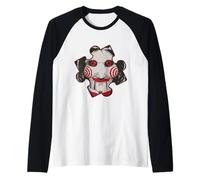 Saw Billy Il Puppet Puzzle Piece Maglia con Maniche Raglan