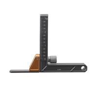 Saw Depth Gauge - Table Saw Measuring Tool, Lightweight Height Ruler, Durable Wear Resistant Construction With Precision Markings | Woodworking Depth Measurement For Accurate Cutting Tasks