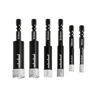 Saw Drill Bit Set | Hex Shank Hole Saw Heads Tools Kit | Hex Shank Glass Drill Bits For Tile Granite Ceramic Concrete Cement Porcelain Marble Stone