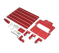 SAW Guide Rail Allumini in lega di lavorazione del legno Kit set di strumenti universali per la scena della lavorazione del legno