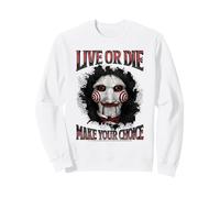 Saw Live or Die Make Your Choice Billy Horror Movie Felpa