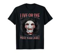 Saw Live or Die Make Your Choice Billy Horror Movie Maglietta