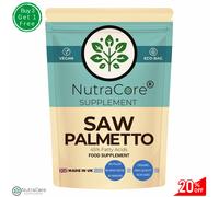 Saw Palmetto Pillole 600mg- (45% Acidi Grassi) -hair Perdita & Prostata