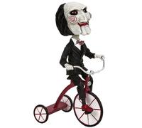 Saw Puppet Extreme Headknocker, statuetta oscillante Billy, nero/bianco/rosso, in resina, produttore: NECA.