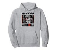 Saw Vintage Style Icons Grid Horror Movie Felpa con Cappuccio
