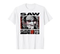Saw Vintage Style Icons Grid Horror Movie Maglietta