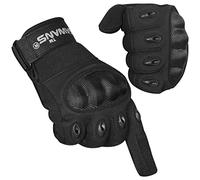 SAWANS Guanti da moto per sport motociclistici, mountain bike, equitazione, uomo e donna, con schermo tattile rigido alle falange, per bici da strada, escursionismo, arrampicata, campeggio, sci