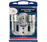 SAWESTO Set di anodi per Mercruiser Bravo II & III in zinco, alluminio e magnesio disponibile