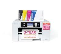 Sawgrass Pacchetto stampante a sublimazione SG500 | Include stampante professionale a sublimazione a colori, inchiostri SubliJet UHD di dimensioni standard e carta per sublimazione TruePix |