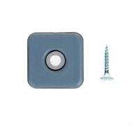 Sawhamale 20 feltrini per mobili, resistenti, in PTFE, per divano, letto, tavolo, sedia, gambe in legno duro, protezione per pavimenti e moquette, riducono il rumore di attrito, colore grigio, 25 mm