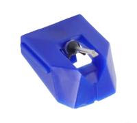 Sawhamale AT-VMN95E - Puntina di ricambio per cartucce Audio-Technica serie VM95, ago ellittico con cantilever in lega di alluminio per giradischi AT-LP120X, rosso (blu)