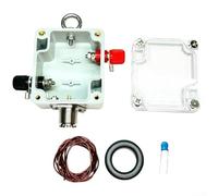 Sawhamale AT43-ATR-BL Kit Balun Antenna 1.8-54 MHz DIY Convertitore bilanciato a sbilanciato con custodia in ABS impermeabile per radio amatoriali HF VHF UHF Ham Station