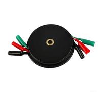 Sawhamale Bobina di prova retrattile per multimetro per auto, 6 m, 9 m, cavo di prolunga con clip, bobina di cavo diagnostico in plastica per test di riparazione automatica (3 metri)
