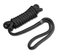 Sawhamale Cima di ancoraggio in nylon da 1/2" o 3/8" 4,5 m con occhiello - Corda di ormeggio marina per barche, molo e rimorchi, resistente all'abrasione, resistente all'acqua salata (3/8")