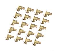 Sawhamale Confezione da 20 coppette per olio grasso in ottone, M6 x 1 mm, con tappo a molla per lubrificazione motore Hit Miss