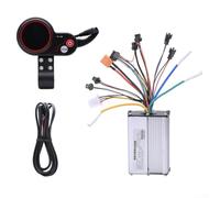 Sawhamale Controller motore brushless 48 V 20 A con display a 6 pin per scooter elettrico Kugoo M4 TF-100, alloggiamento in lega di alluminio, kit di ricambio nero argento