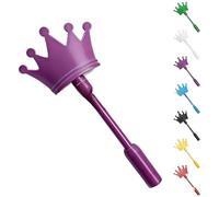 Sawhamale Enchanted - Bacchetta di pagamento senza contatto con asta mistica e design a corona, tecnologia Tap to Pay per transazioni rapide, plastica leggera, per feste per bambini (viola)