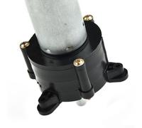 Sawhamale Generatore a manovella DC 6 V 12 V 24 V alimentatore con ingranaggio planetario per illuminazione standby ricaricabile test insegnamento progetti idroelettrici nero argento 130x35mm