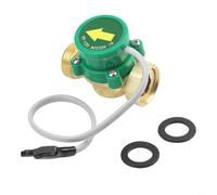 Sawhamale HT120 - Sensore di flusso d'acqua, 120 W, 220 V, 1 A, per controllo automatico della pompa, corpo in rame, filettatura G3/4, da -20 °C a 85 °C, per acqua/olio/gas